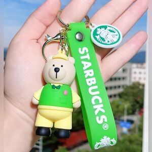 Starbucks Bearista Bear Keychain Bag Charm Asia Release